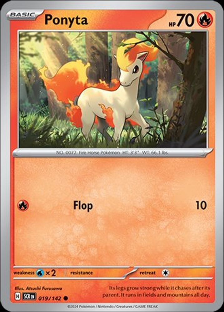 basic ponyta pokemon card value Ponyta (19/142) SV Stellar Crown Non-Foil Common Pokemon Card TCG – Kawaii  Collector