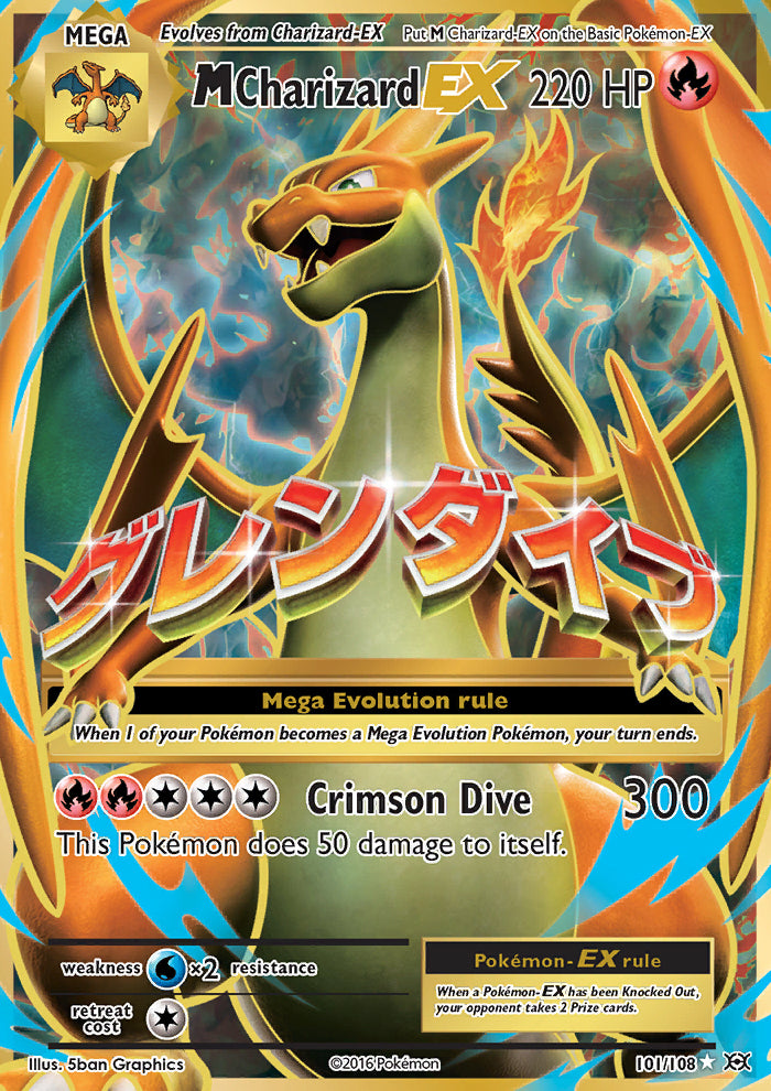 Pokmon TCG Mega-Charizard-EX XY Evolutions 13/108 Holo Holo Rare