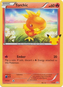 Torchic 11/25 McDonalds 25th Anniversary Promo Pokemon Card TCG Near Mint