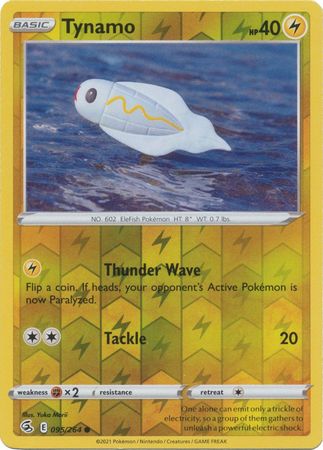 Tynamo 95/264 SWSH Fusion Strike Reverse Holo Common Pokemon Card TCG Near Mint