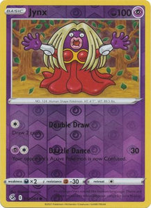 Jynx 112/264 SWSH Fusion Strike Reverse Holo Common Pokemon Card TCG Near Mint