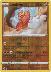 Landorus 148/264 SWSH Fusion Strike Reverse Holo Rare Pokemon Card TCG Near Mint