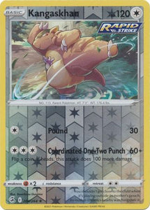 Kangaskhan 204/264 SWSH Fusion Strike Reverse Holo Rare Pokemon Card TCG Near Mint