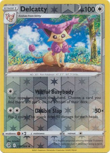 Delcatty 211/264 SWSH Fusion Strike Reverse Holo Uncommon Pokemon Card TCG Near Mint 