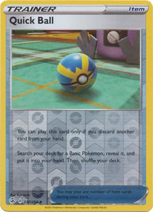 Quick Ball 237/264 SWSH Fusion Strike Reverse Holo Uncommon Pokemon Card TCG