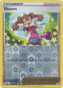 Shauna 240/264 SWSH Fusion Strike Reverse Holo Uncommon Pokemon Card TCG