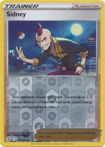 Sidney 241/264 SWSH Fusion Strike Reverse Holo Uncommon Pokemon Card TCG