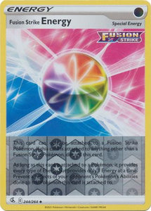 Fusion Strike Energy 244/264 SWSH Fusion Strike Reverse Holo Uncommon Pokemon Card TCG
