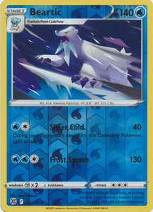 Beartic 43/172 SWSH Brilliant Stars Reverse Holo Uncommon Pokemon Card TCG Near Mint 