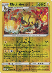 Electivire 47/172 SWSH Brilliant Stars Reverse Holo Rare Pokemon Card TCG Near Mint