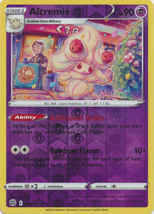 Alcremie 71/172 SWSH Brilliant Stars Reverse Holo Rare Pokemon Card TCG Near Mint