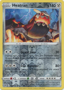 Heatran 100/172 SWSH Brilliant Stars Reverse Holo Rare Pokemon Card TCG Near Mint