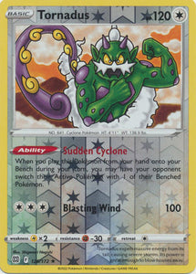 Tornadus 126/172 SWSH Brilliant Stars Reverse Holo Rare Pokemon Card TCG Near Mint