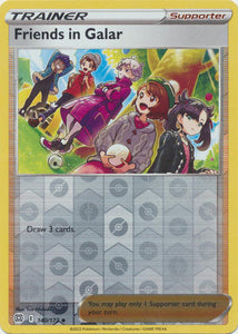 Friends in Galar 140/172 SWSH Brilliant Stars Reverse Holo Uncommon Pokemon Card TCG Near Mint