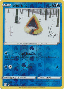 Snorunt 34/172 SWSH Brilliant Stars Reverse Holo Common Pokemon Card TCG Near Mint