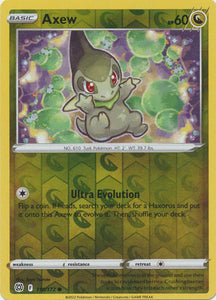 Axew 110/172 SWSH Brilliant Stars Reverse Holo Common Pokemon Card TCG Near Mint