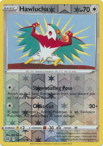 Hawlucha 127/172 SWSH Brilliant Stars Reverse Holo Common Pokemon Card TCG Near Mint