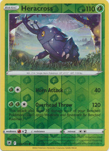 Heracross 8/189 SWSH Astral Radiance Reverse Holo Common Pokemon Card TCG Near Mint