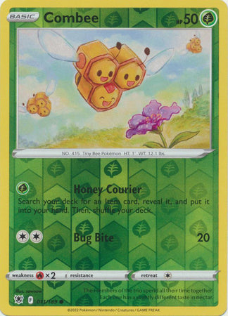 Combee 11/189 SWSH Astral Radiance Reverse Holo Common Pokemon Card TCG Near Mint