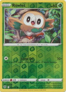 Rowlet 19/189 SWSH Astral Radiance Reverse Holo Common Pokemon Card TCG Near Mint