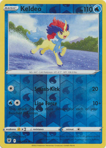 Keldeo 45/189 SWSH Astral Radiance Reverse Holo Rare Pokemon Card TCG Near Mint