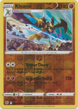 Kleavor 86/189 SWSH Astral Radiance Reverse Holo Rare Pokemon Card TCG Near Mint