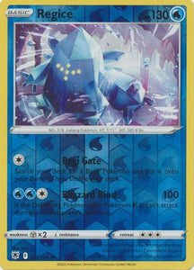 Regice 37/189 SWSH Astral Radiance Reverse Holo Rare Pokemon Card TCG Near Mint