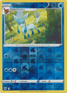 Glaceon 38/189 SWSH Astral Radiance Reverse Holo Rare Pokemon Card TCG Near Mint