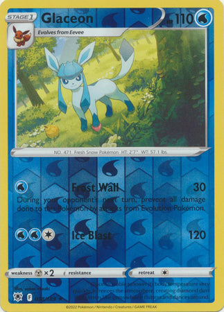 Glaceon 38/189 SWSH Astral Radiance Reverse Holo Rare Pokemon Card TCG Near Mint