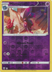 Mismagius 59/189 SWSH Astral Radiance Reverse Holo Rare Pokemon Card TCG Near Mint