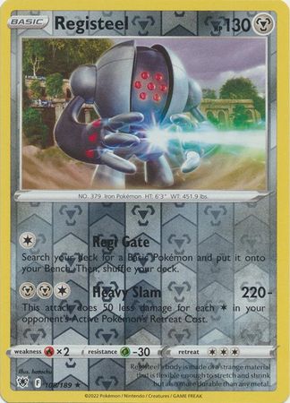 Registeel 108/189 SWSH Astral Radiance Reverse Holo Rare Pokemon Card TCG Near Mint