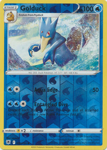 Golduck 29/189 SWSH Astral Radiance Reverse Holo Uncommon Pokemon Card TCG Near Mint 