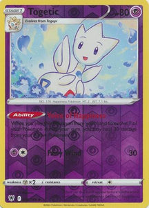 Togetic 56/189 SWSH Astral Radiance Reverse Holo Uncommon Pokemon Card TCG Near Mint 