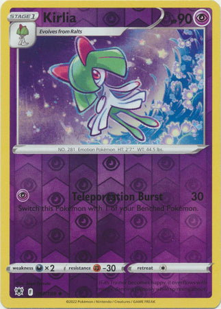 Kirlia 61/189 SWSH Astral Radiance Reverse Holo Uncommon Pokemon Card TCG Near Mint 