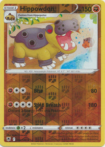 Hippowdon 80/189 SWSH Astral Radiance Reverse Holo Uncommon Pokemon Card TCG Near Mint 