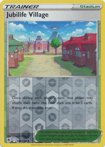 Jubilife Village 148/172 SWSH Astral Radiance Reverse Holo Uncommon Trainer Pokemon Card TCG Near Mint