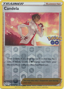 Candela 65/78 SWSH Pokemon GO Reverse Holo Uncommon Trainer Pokemon Card TCG Near Mint