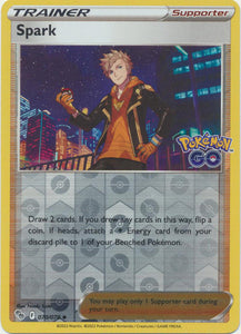 pokemon go trainer card Spark 70/78 SWSH Pokemon GO Reverse Holo Uncommon Trainer Pokemon Card – Kawaii Collector