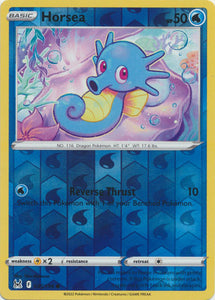 Horsea 35/196 SWSH Lost Origin Reverse Holo Common Pokemon Card TCG Near Mint