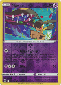 Mawile 71/196 SWSH Lost Origin Reverse Holo Common Pokemon Card TCG Near Mint