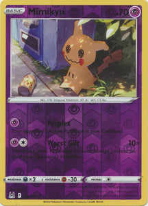 Mimikyu 80/196 SWSH Lost Origin Reverse Holo Rare Pokemon Card TCG Near Mint