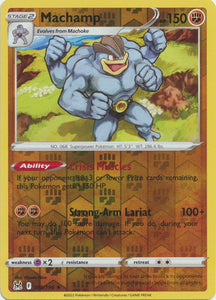 Machamp 88/196 SWSH Lost Origin Reverse Holo Rare Pokemon Card TCG Near Mint