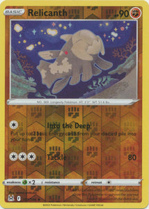 Relicanth 101/196 SWSH Lost Origin Reverse Holo Uncommon Pokemon Card TCG Near Mint 