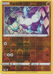 Carbink 108/196 SWSH Lost Origin Reverse Holo Uncommon Pokemon Card TCG Near Mint 