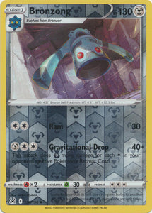 Bronzong 126/196 SWSH Lost Origin Reverse Holo Uncommon Pokemon Card TCG Near Mint 