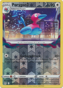 Porygon2 141/196 SWSH Lost Origin Reverse Holo Uncommon Pokemon Card TCG Near Mint 