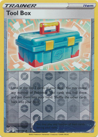 Tool Box 168/196 SWSH Lost Origin Reverse Holo Uncommon Trainer Pokemon Card TCG Near Mint