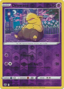 Drowzee 060/195 SWSH Silver Tempest Reverse Holo Common Pokemon Card TCG Near Mint
