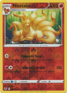 Ninetales 018/195 SWSH Silver Tempest Reverse Holo Uncommon Pokemon Card TCG Near Mint 