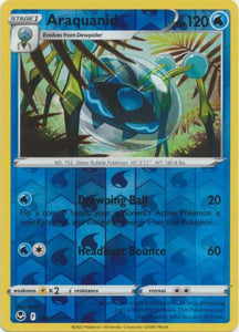 Araquanid 048/195 SWSH Silver Tempest Reverse Holo Uncommon Pokemon Card TCG Near Mint 